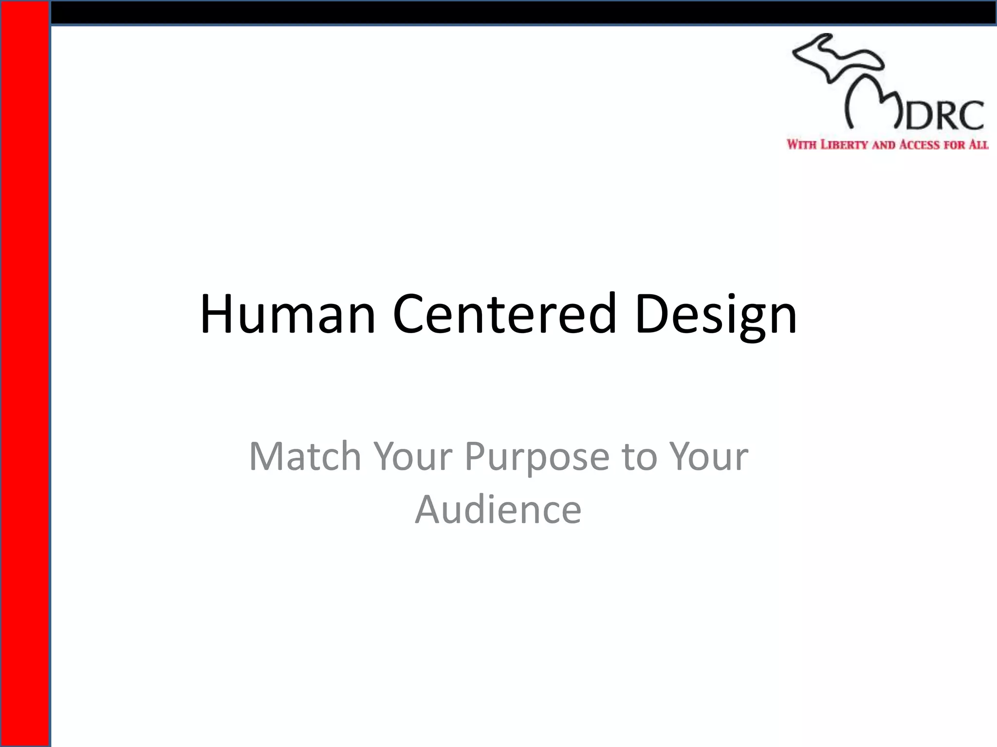 Human Centered Design PPT
