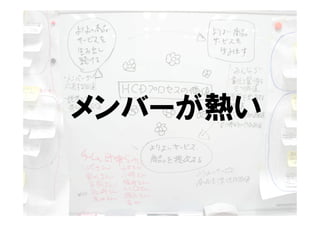 メンバーが熱い
 