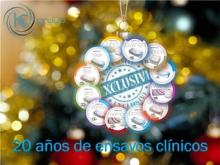 20 años de ensayos clínicos
 