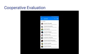 Cooperative Evaluation
 