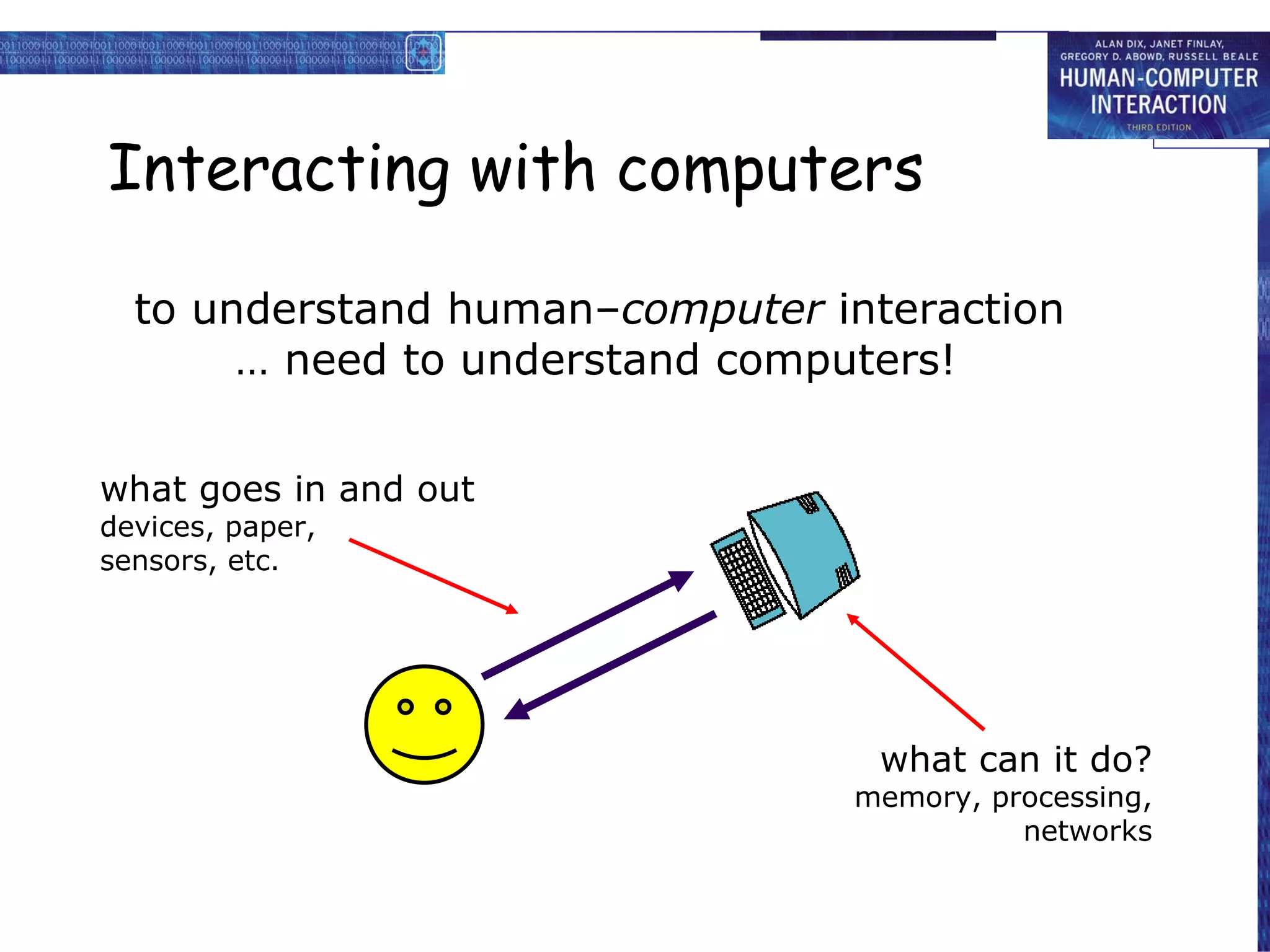 HCI - Chapter 2 | PPT