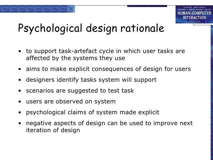 Design Rationale Definition | hci chapter 6 Design Rationale Definition | hci chapter 6