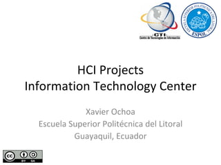 Human Computer Interaction at CTI