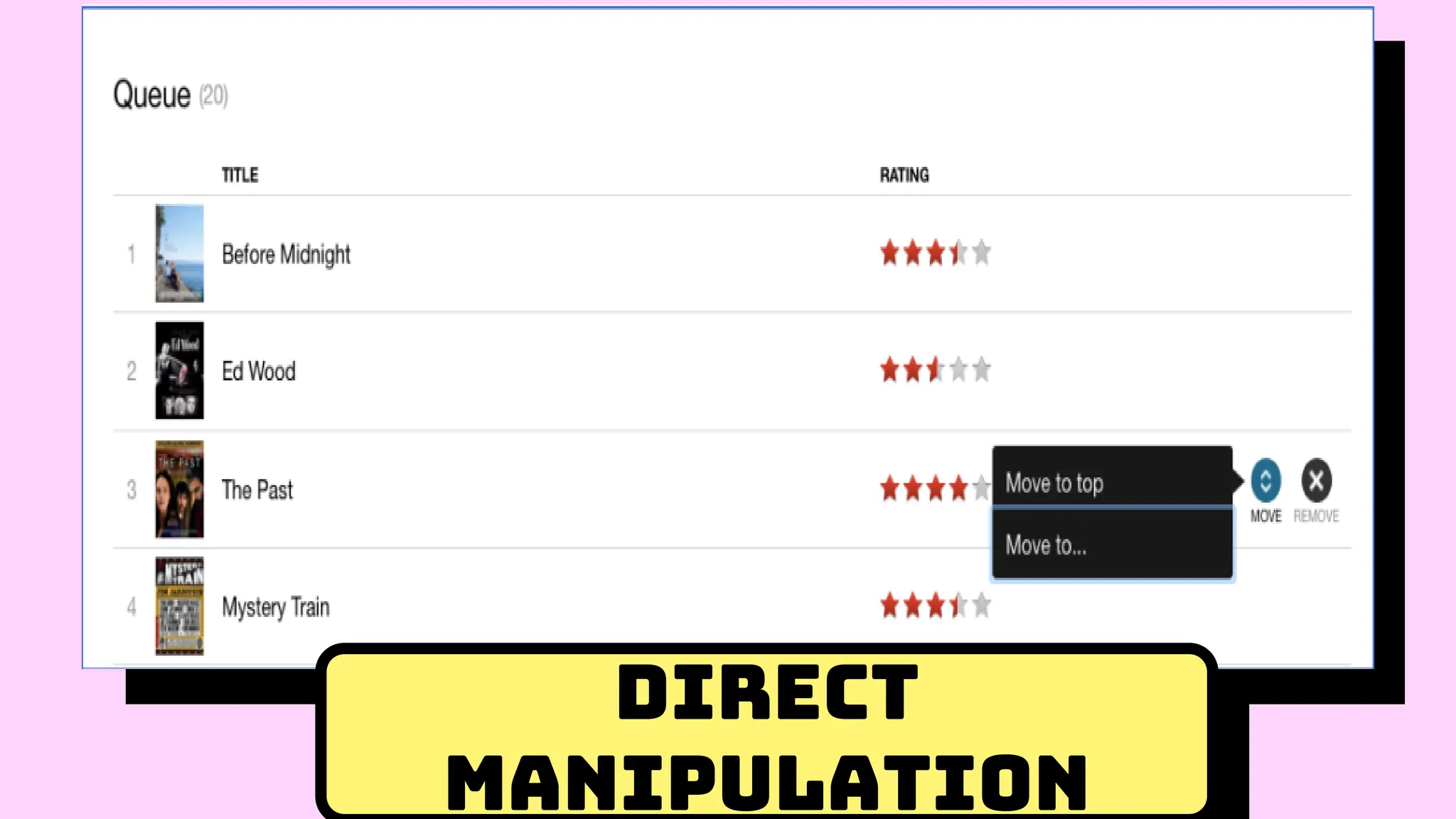Direct
Manipulation
 