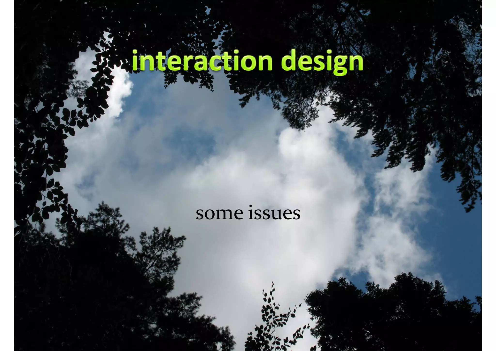 Master on Software Engineering :: Human-Computer Interaction




                      some issues




         Dr. Sabin-Corneliu Buraga – www.purl.org/net/busaco
 