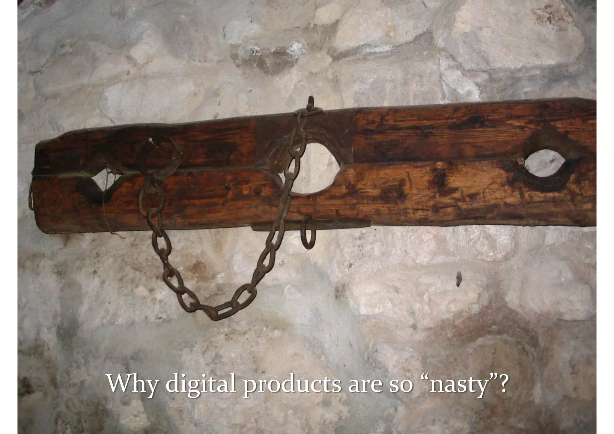 Master on Software Engineering :: Human-Computer Interaction




 Why digital products are so “nasty”?
         Dr. Sabin-Corneliu Buraga – www.purl.org/net/busaco
 