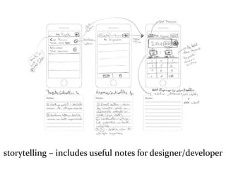 Master on Software Engineering :: Human-Computer Interaction
Dr. Sabin-Corneliu Buraga – www.purl.org/net/busaco
storytelling – includes useful notes for designer/developer
 