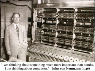 Master on Software Engineering :: Human-Computer Interaction
Dr. Sabin-Corneliu Buraga – www.purl.org/net/busaco
Aspects concerning design
“I am thinking about something much more important than bombs.
I am thinking about computers.” – John von Neumann (1946)
 