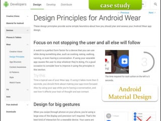 Master on Software Engineering :: Human-Computer Interaction
Dr. Sabin-Corneliu Buraga – profs.info.uaic.ro/~busaco/
a guide for visual, motion,
and interaction design
across platforms & devices
https://developer.android.com/design/material/
case study
Android
Material Design
 