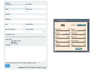 Master on Software Engineering :: Human-Computer Interaction
Dr. Sabin-Corneliu Buraga – profs.info.uaic.ro/~busaco/
designed by Dr. Stefan Negru (2014)
 