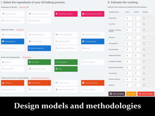 Master on Software Engineering :: Human-Computer Interaction
Dr. Sabin-Corneliu Buraga – profs.info.uaic.ro/~busaco/
Design models and methodologies
 