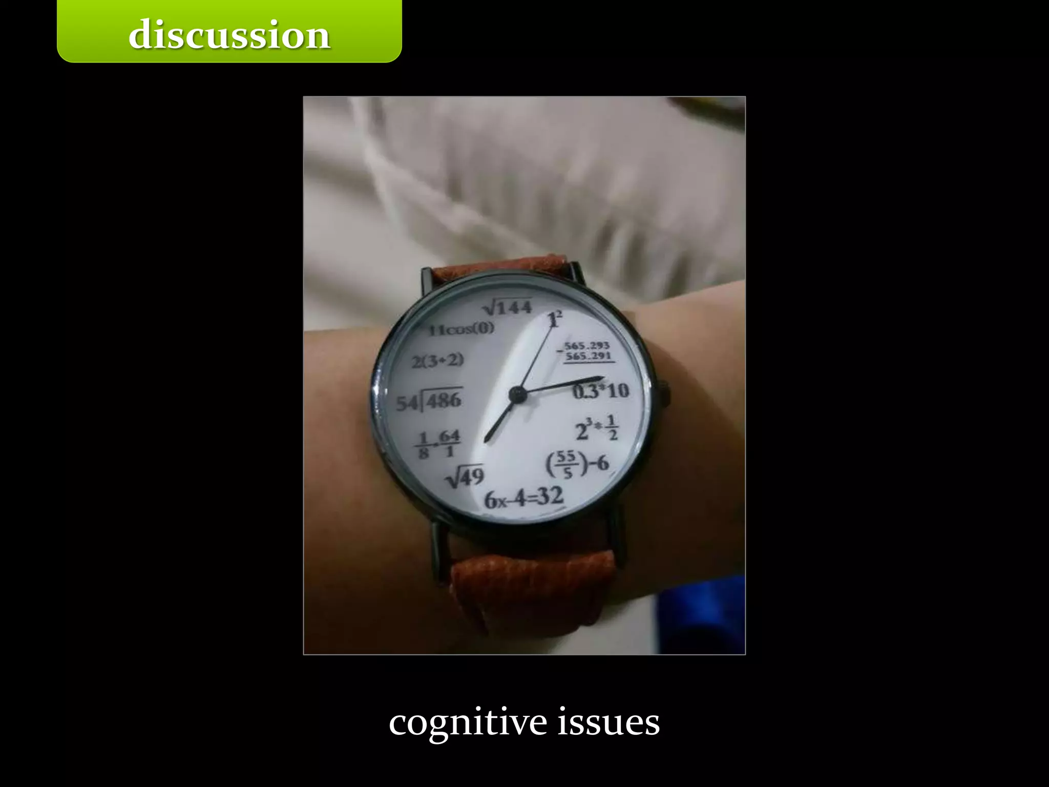 Master on Software Engineering :: Human-Computer Interaction
Dr. Sabin-Corneliu Buraga – profs.info.uaic.ro/~busaco/
discussion
cognitive issues
 