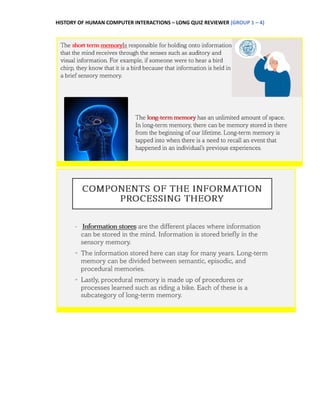 HISTORY OF HUMAN COMPUTER INTERACTIONS – LONG QUIZ REVIEWER (GROUP 1 – 4)
 