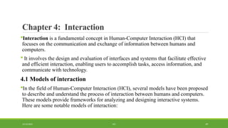 INTRODUCTION TO Human computer interaction HCI | PPTX