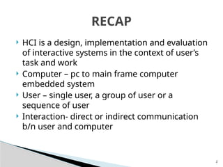 HCI chap fffffffffffffffffffffffffffffff | PPTX