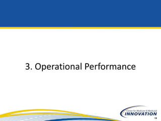 3. Operational Performance




                             19
 