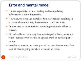Human Computer Mistakes Comprehensive Overview of Human-Computer Interaction Principles and ...
