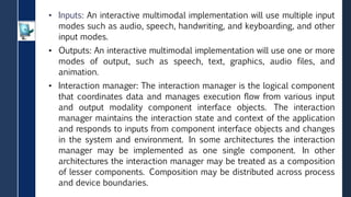 Multimodal Interaction | PPTX | Operating Systems | Computer Software ...