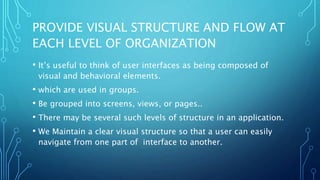 Visual Interface Design HCI presentation By Uzair Ahmad | PPTX
