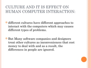 Hci culture | PPT