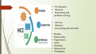 Human computer interaction with the complete syllabus | PPTX