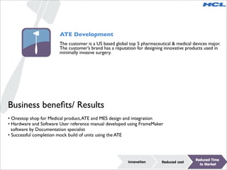HCL Medical Device Practice