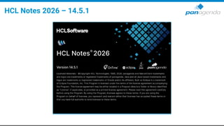 Hcl Notes Version HCL Notes 2026: New User Experience Deep Dive | PDF