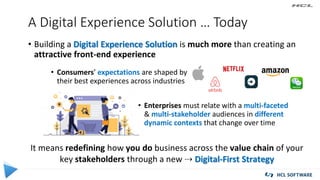 Hcl digital experience | PDF