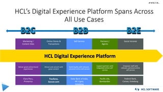 Hcl digital experience | PDF