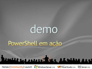 PowerShell - PipeliningSaída de um cmdlet vira entrada de outrocmdletget-childitemget-processget-mailboxcmdletsortselectgroupwhereforeachcmdletformat-tableformat-listcmdletout-defaultout-fileout-stringout-printerexport-csvexport-cliXML