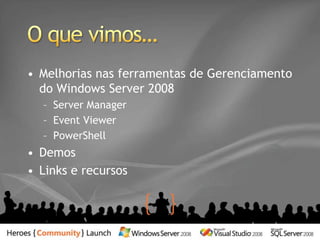 PowerShell em açãodemo