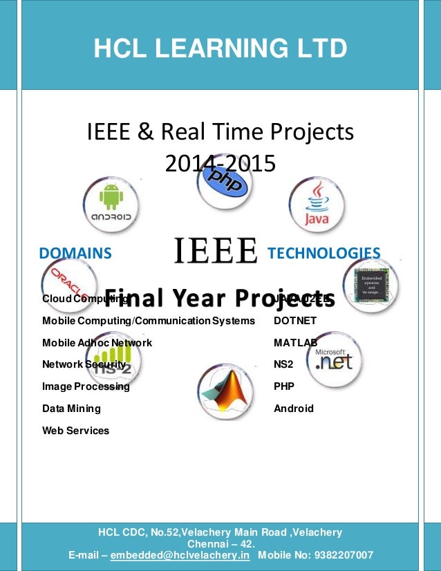 final year projects for CSE students