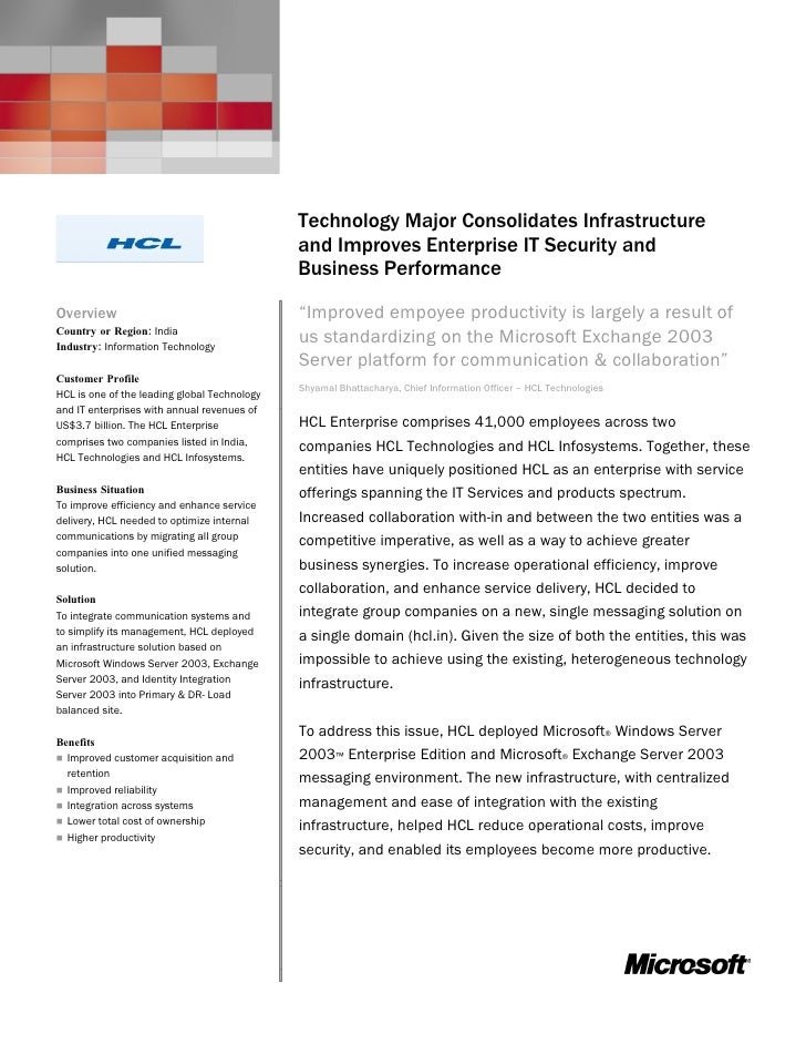 Enterprise case study answers image