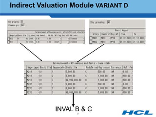 Indirect Valuation Module VARIANT D




             INVAL B & C
                   27
 
