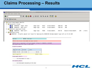 Claims Processing – Results




                    72
 