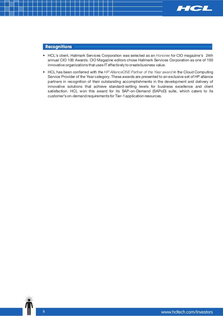hcl technologies Noida, india & oslo, norway: 6th march 2018 hcl technologies (hcl), a leading global it services provider, today announced that it has signed a significant it deal with the norway based. hcl technologies Noida, india & oslo, norway: 6th march 2018 hcl technologies (hcl), a leading global it services provider, today announced that it has signed a significant it deal with the norway based.