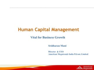 Human Capital Management