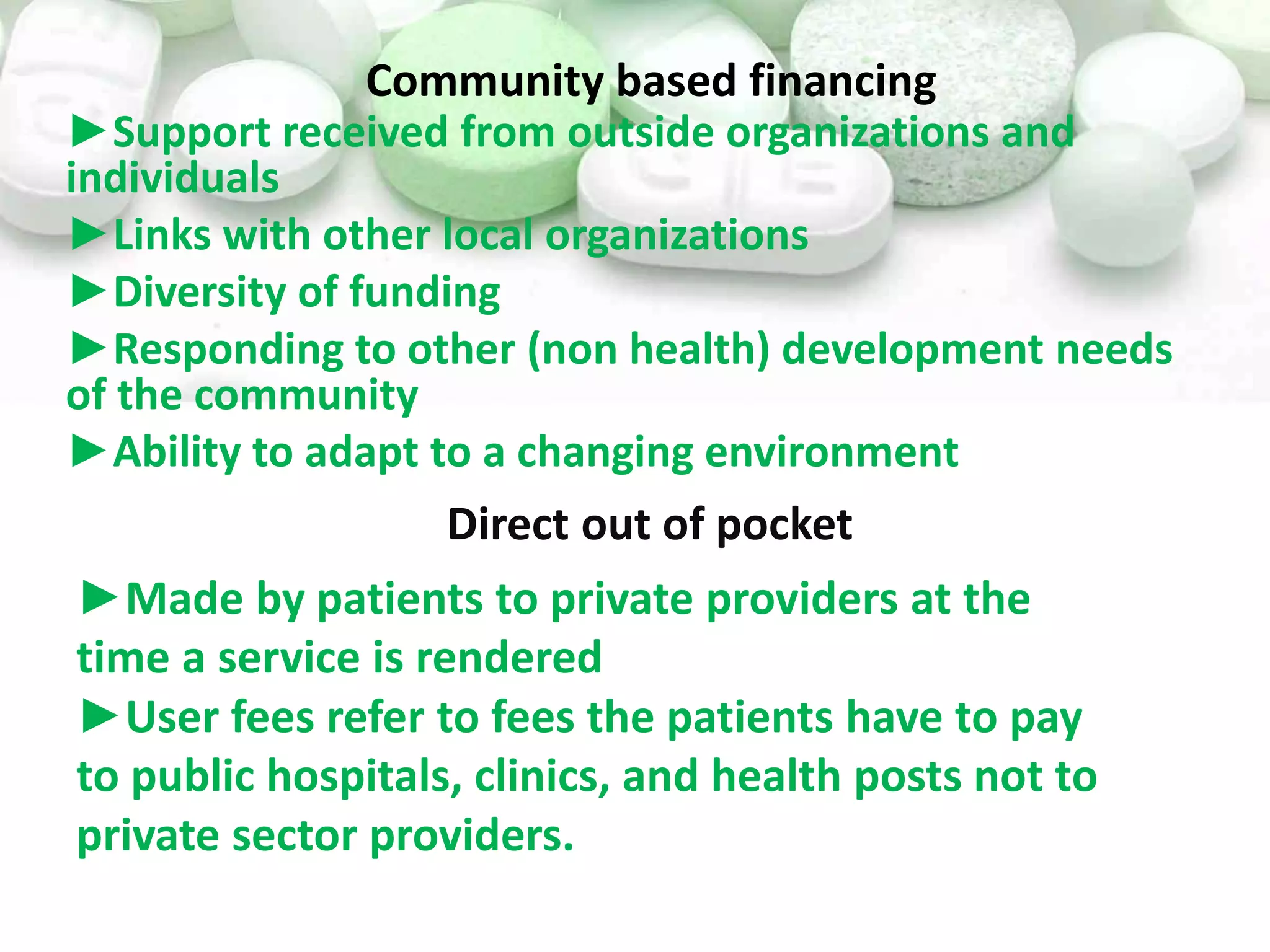 Health care financing | PPTX