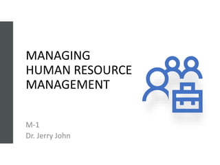 Introduction to Human Resource Management | PPT