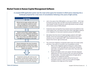 Human Capital Management Software Market Overview - 2015 Slide 2