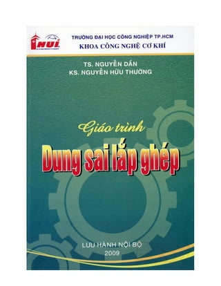 Giáo trình dung sai lắp ghép 