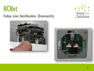Einbau einer Anschlussdose (Dosenswitch)




                                           19
 