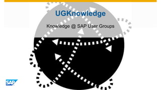 UGKnowledge
Knowledge @ SAP User Groups
 