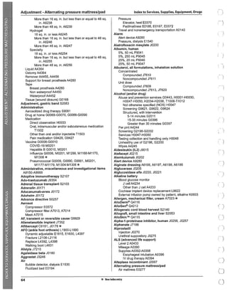 HCPCS codes list for 2024,modifiers list | PDF
