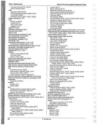 HCPCS codes list for 2024,modifiers list | PDF