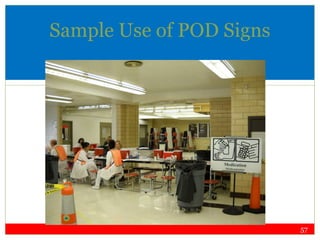Sample Use of POD Signs 