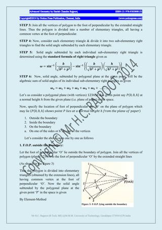 HCR's Hand Book (Formula of Advanced Geometry by H. C. Rajpoot) | PDF