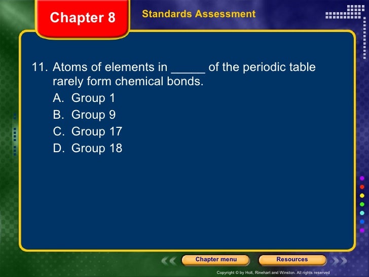 Physical Science Chapter 8