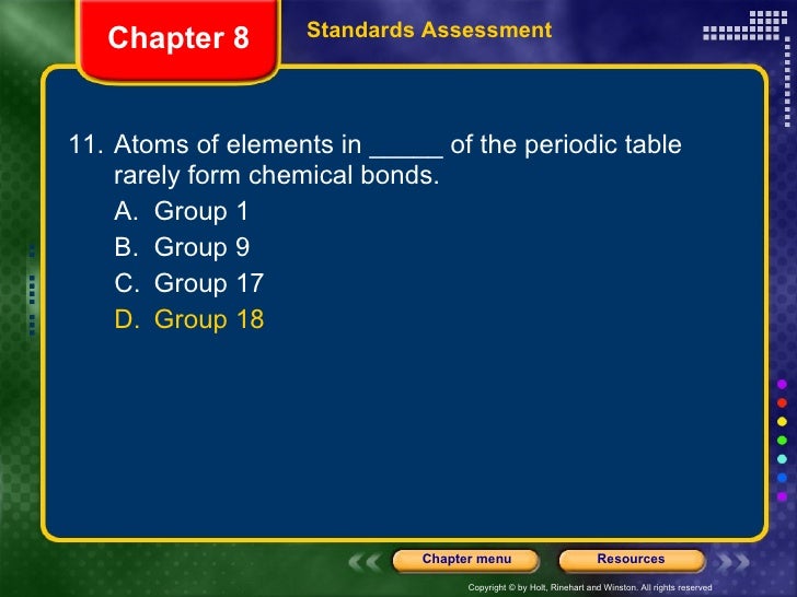 Physical Science Chapter 8