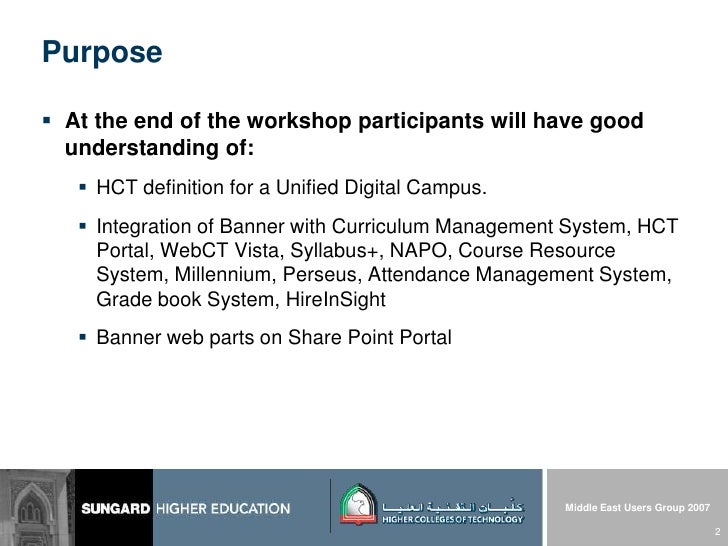 Banner The Backbone Of Hct Unified Digital Campus